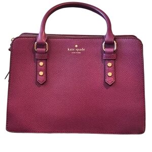 Kate Spade Magenta Satchel Bag
